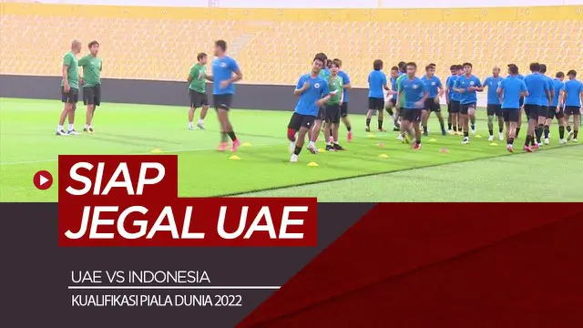 Berita video latihan Timnas Indonesia jelang lawan UAE di Grup G Kualifikasi Piala Dunia 2022. Timnas tidak didampingi Shin Tae-yong