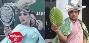 Fahrit, pria yang terus ikuti gaya busana Syahrini. 