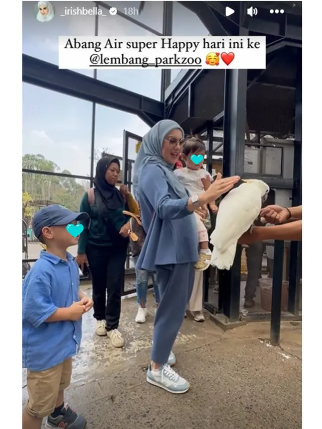 Masih Tanpa Ammar Zoni, Ini 6 Potret Irish Bella Ajak Anak Pelesir ke Lembang