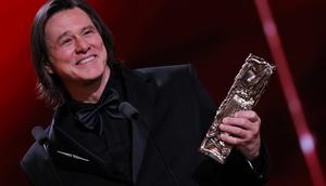 Jim Carrey di Cesar Awards 2026. (Thomas SAMSON / AFP)