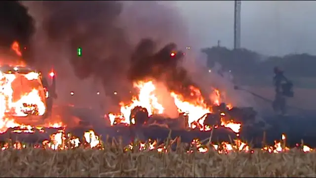 Ferrari F8 Terbakar