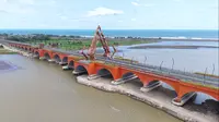 Pembangunan Jembatan Kabanaran Penghubung Bantul-Kulon Progo Sedot 10 Ribu Ton Semen