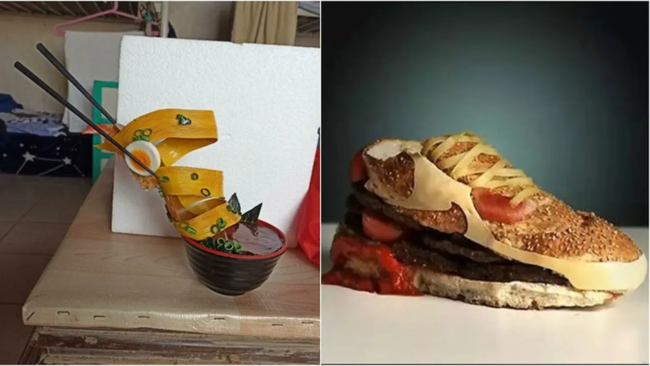 6 Bentuk Sepatu Mirip Makanan Ini Unik, Bikin Pengin Jajan