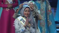 Juara Pertama Puteri Muslimah Indonesia 2016 (Liputan6.com/Herman Zakharia)