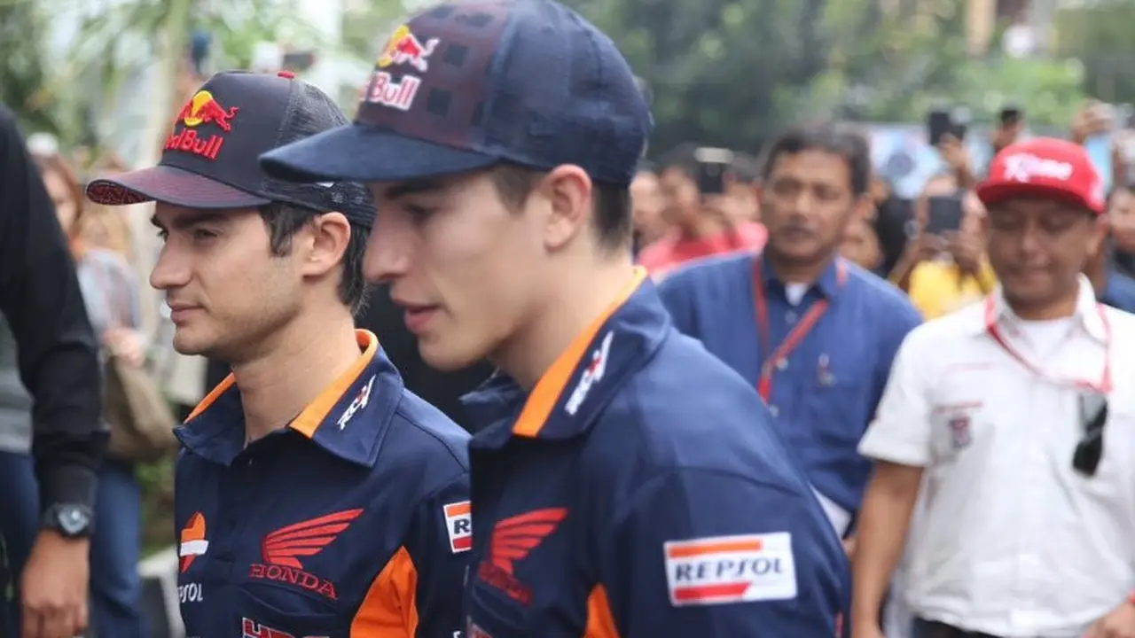 Marc Marquez dan Dani Pedrosa.
