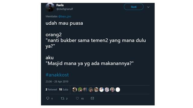 Curhatan Netizen Soal Udah Mau Puasa