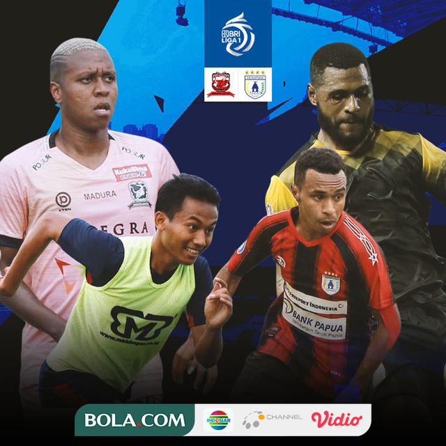 BRI Liga 1 - Duel Antarlini - Madura United Vs Persipura Jayapura
