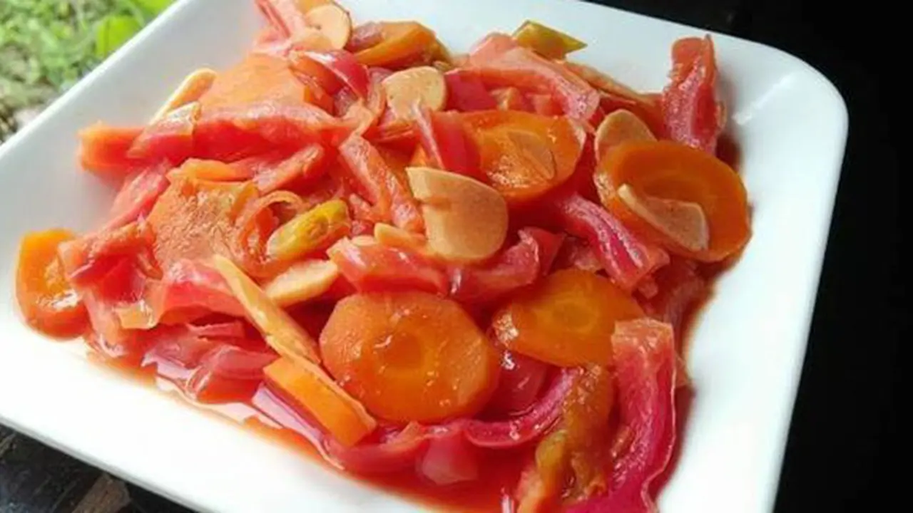 Tumis kulit buah naga./Copyright cookpad.com/Evi Wijayanti