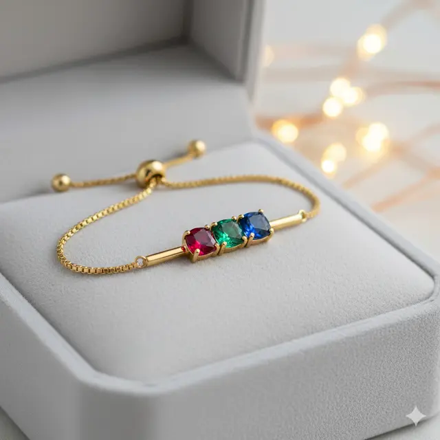 Gelang Emas Hiasan Batu