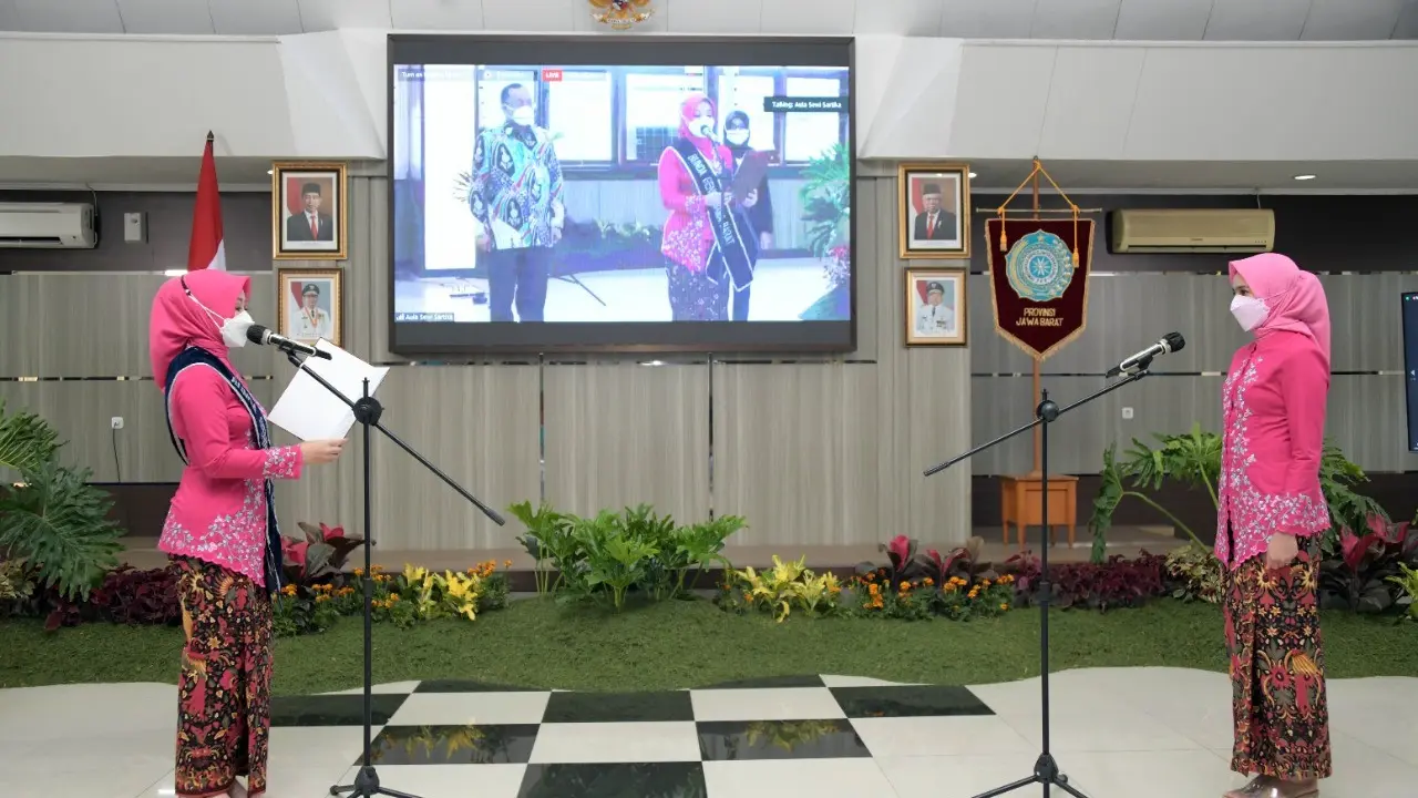Ketua TP-PKK Provinsi Jawa Barat Atalia Praratya Ridwan Kamil