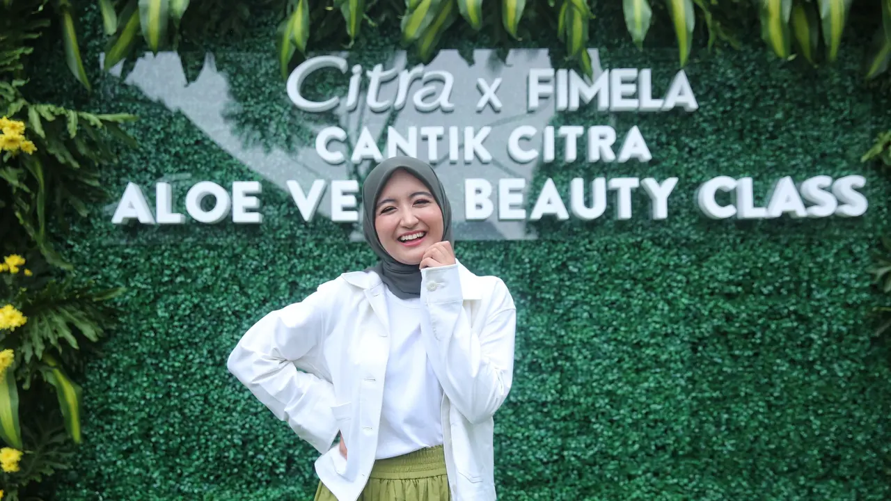 Perawatan wajah Arafah Rianti mengandalkan aloe vera