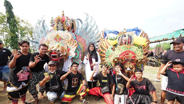 Ragam Kreasi Seni Barong Banyuwangi Berkumpul Jadi Satu di Festival Barong Kumbo
