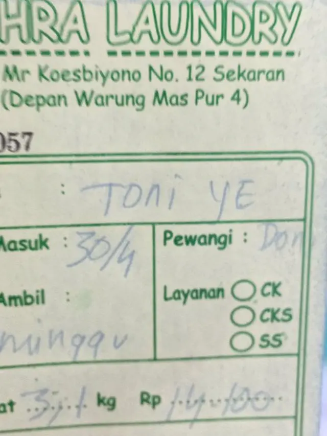 6 Nama Orang di Laundry Ini Nyeleneh Banget, Bikin Ngakak
