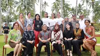 Menteri Perdagangan dan Puteri Indonesia melangsungkan apresiasi Gelaran Banyuwangi Batik Festival.