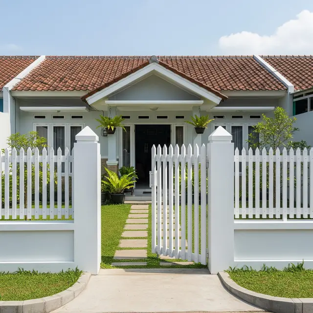9 Model Pagar Rumah Kecil Terlihat Luas, Bikin Hunian Tampak Modern