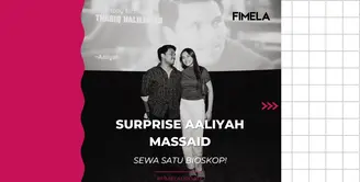 Thariq Halilintar baru saja berulang tahun yang ke-25. Berikut rangkaian kejutan istimewa dari sang kekasih, Aaliyah Massaid!