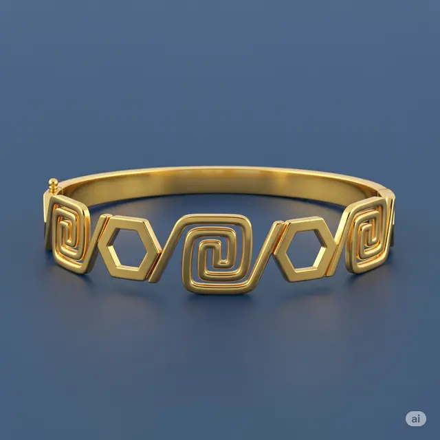 Model Gelang Emas Bangle 6 Gram Paling Memikat.