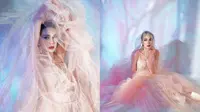 6 Pemotretan Terbaru Luna Maya yang Serba Pink Ini Dipuji Bak Princess