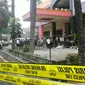 Sisa ledakan di Gedung Perkantoran Graha Multipiranti, Jalan Raden Inten, Duren Sawit