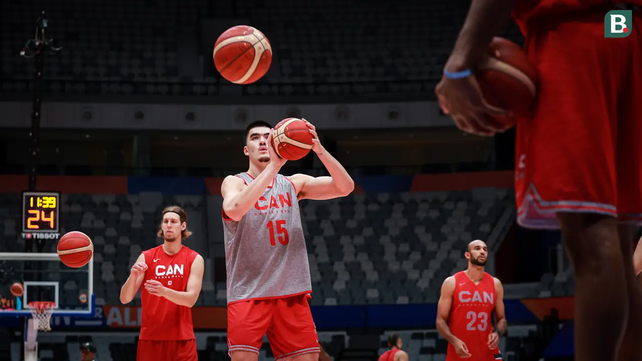 Foto: Dihuni Skuad Bertabur Bintang NBA, Begini Potret Latihan Timnas Basket Kanada Jelang Bentrok dengan Prancis di Piala Dunia FIBA 2023
