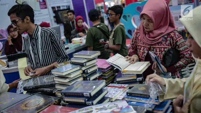 Antusiasme Pengunjung Islamic Book Fair 2019 di JCC Senayan