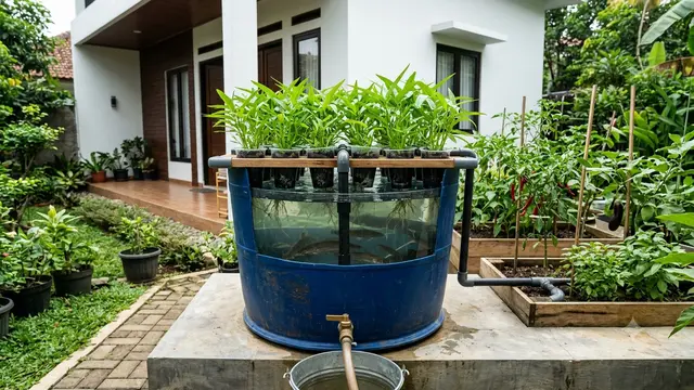 Ide Pekarangan Produktif dari Drum Bekas