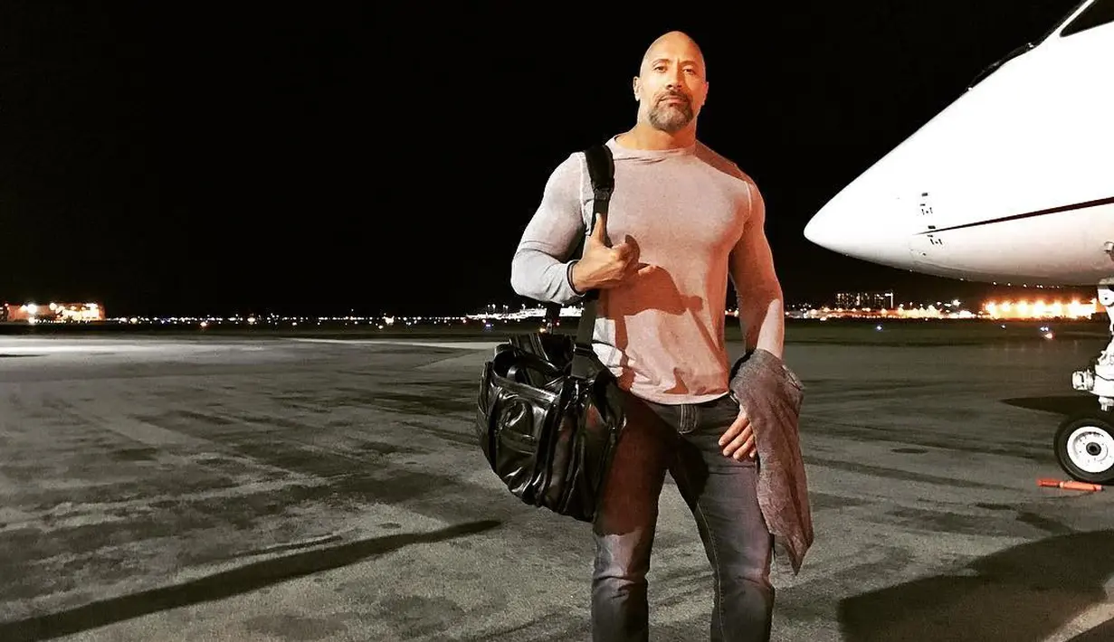 Dwayne Johnson miliki darah Samoan dari sang ibu Sementara ayahnya berkulit hitam dari Scotian. (instagram/therock)