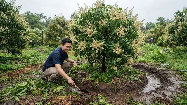 Membuat Tanaman Buah Tetap Berbunga saat Musim Hujan