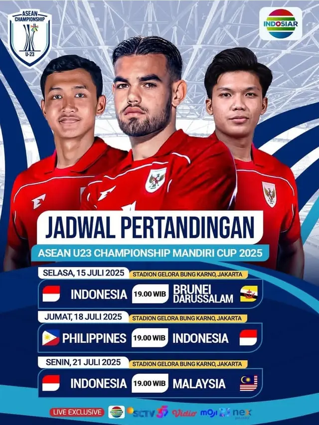 Emtek Media Tayangkan Eksklusif ASEAN U-23 Championship Mandiri Cup 2025