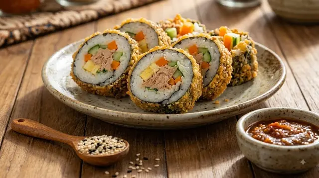 Resep Kimbab Nasi Uduk Goreng yang Renyah dan Gurih