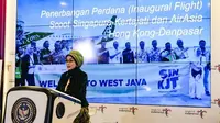 Adyatama Kepariwisataan dan Ekonomi Kreatif Ahli Utama Kemenparekraf Nia Niscaya dalam Weekly Press Briefing, Senin,30 September 2024 membahas maskapai internasional membuka rute baru ke Indonesia.&nbsp; foto: dok. Kemenparekraf