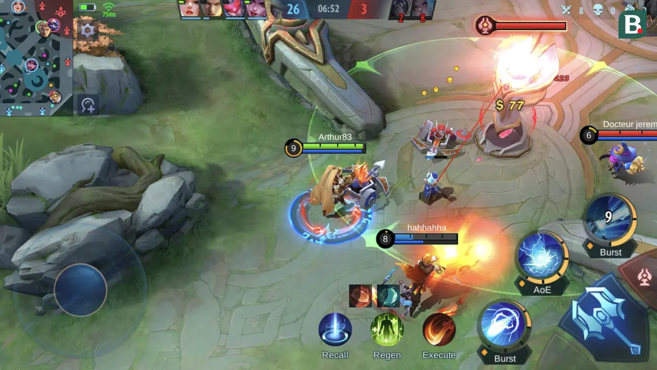 Mobile Legends di Huawei Nova 9