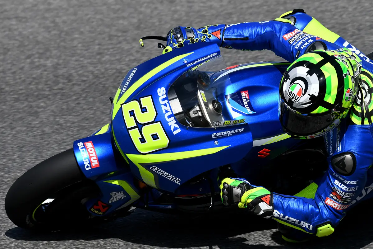 Pembalap Suzuki, Andrea Iannone 