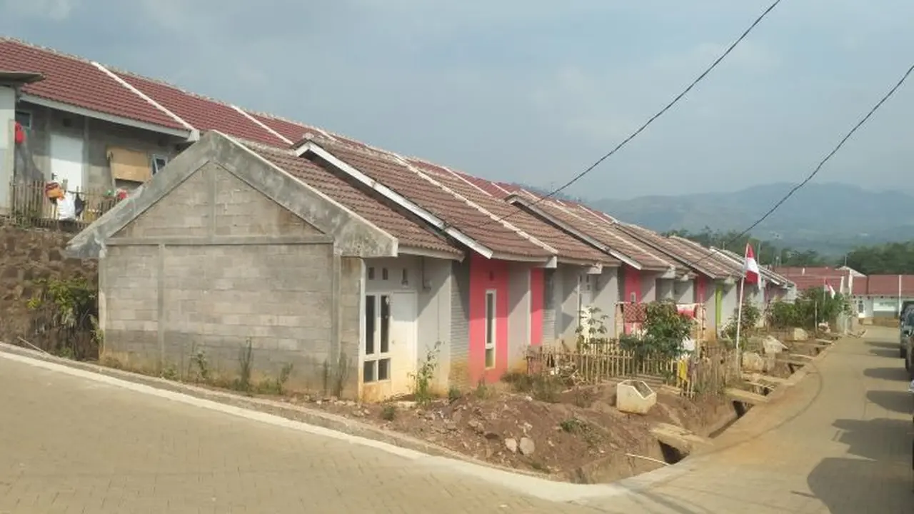 Perumahan Pesona Bukit Bintang, Majalaya, Kabupaten Bandung. (Achmad/Liputan6.com)