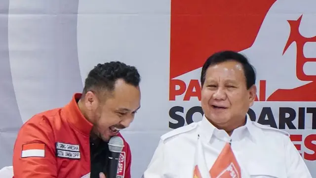 Giring Ganesha dan PSI Dikunjungi Prabowo Subianto