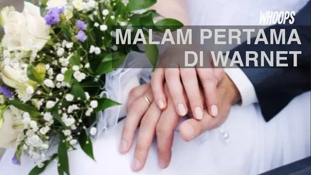 WHOOPS: Pengantin Baru Ini Habiskan Malam Pertama di Warnet