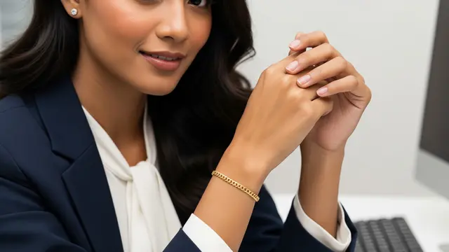 Gelang Emas Rantai Singapura Halus/Gemini AI