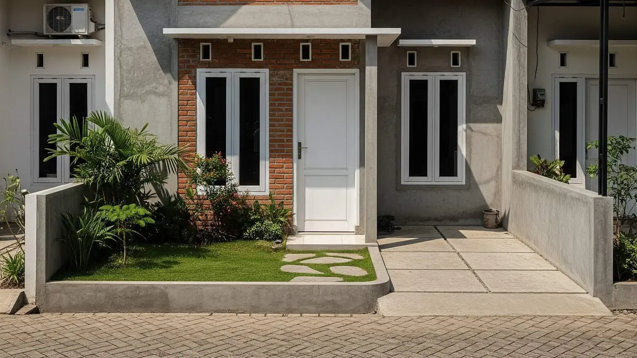 Desain Rumah Mungil Budget Rp 150 Juta di Cluster