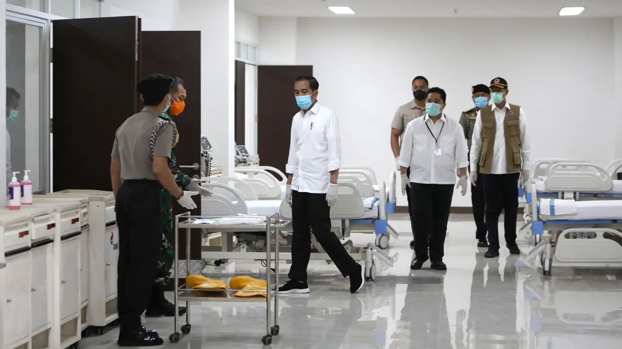 Jokowi Pastikan RS Darurat Siap Beroperasi