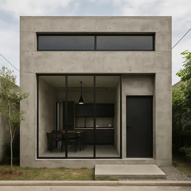 Model Rumah Sederhana 1 Lantai dengan Arsitektur Modern (Foto: ChatGPT)