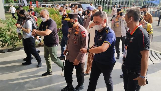 Kunjungan Kapolri ke Stadion Manahan, Piala Menpora 2021