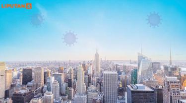 Banner Infografis Polusi Udara di Dunia Menurun saat Pandemi Corona. (Foto: Dok. Freepik)