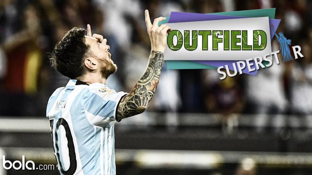 Outfield Superstar Copa America_Messi (Bola.com/Adreanus Titus)