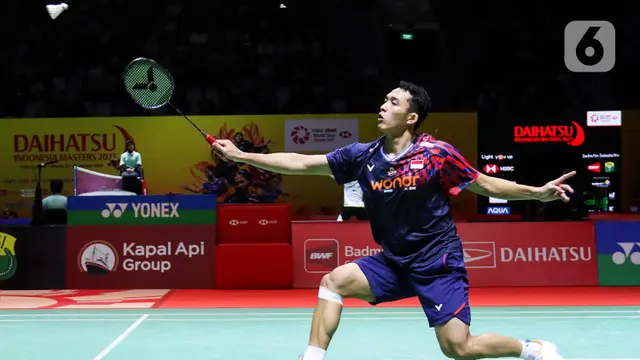 Redam Wakil Chinese Taipei, Jonatan Christie Melenggang ke 16 Besar Indonesia Masters 2025