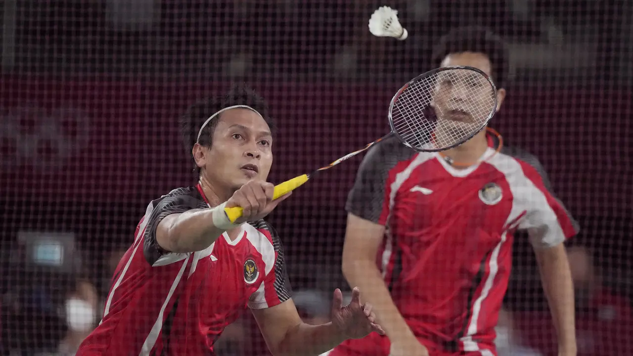 Foto: Mohammad Ahsan/Hendra Setiawan Kalah, Indonesia Tanpa Podium di Nomor Ganda Putra Olimpiade Tokyo 2020