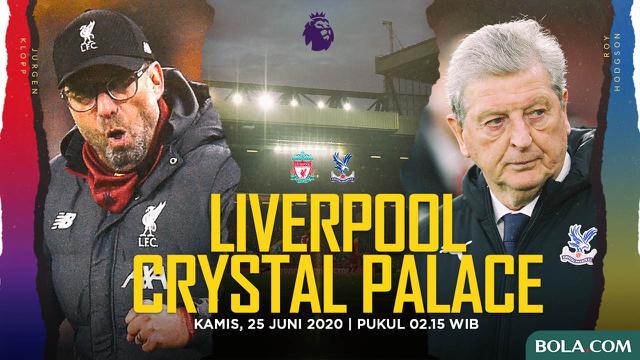Premier League - Liverpool Vs Crystal Palace - Head to Head Pelatih