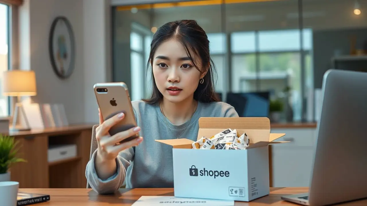 cara mengembalikan barang di shopee