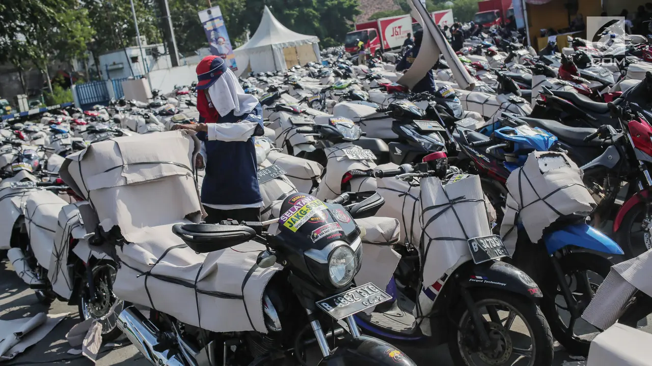 Kemenhub Angkut 18.096 Motor Pemudik Secara Gratis