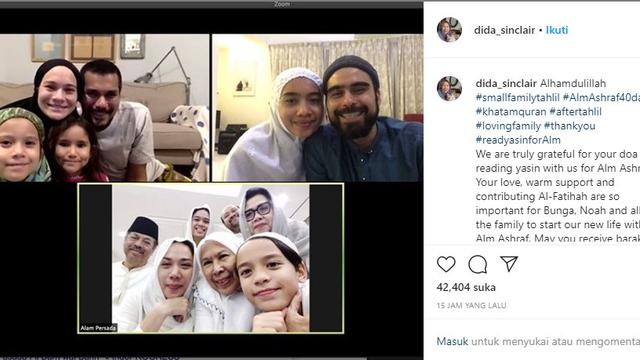Keluarga besar Ashraf dan BCL (Instagram/ dida_sinclair)