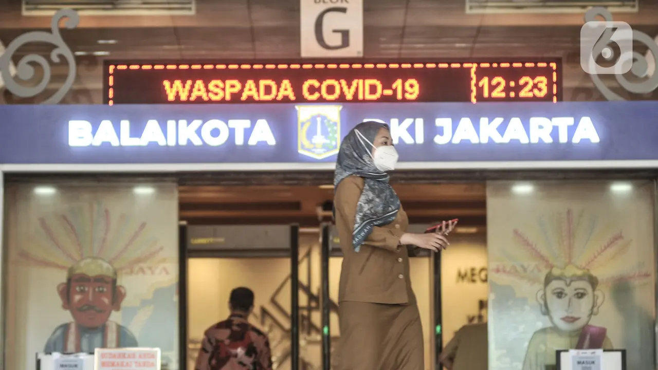 Suasana Balai Kota Usai Gubernur Anies Baswedan Positif COVID-19